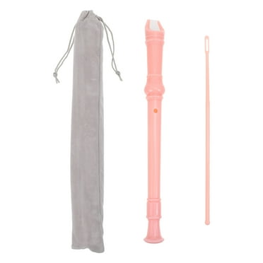 Masteelf 1 Set 8 Hole Clarinet Kids Soprano Recorder Children Beginner Clarinet (Pink)