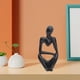 thumbnail image 2 of Escultura de abstracto Sunnimix Figura Pensador abstracto Decoración del hogar colecciones de regalos de cumpleaños Negro, 2 of 7