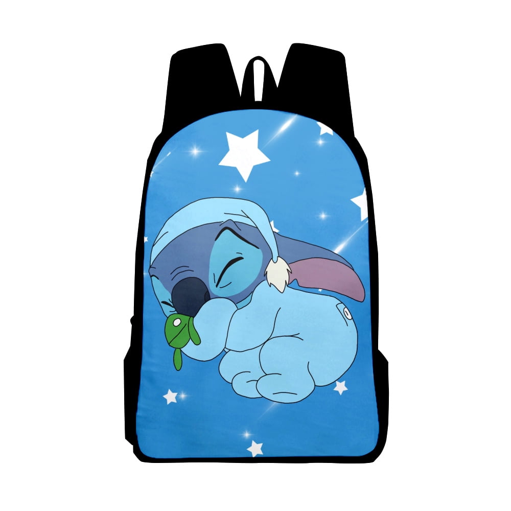Lilo And Stitch School Backpack Laptop Schoolbag Largecapacity Stitch