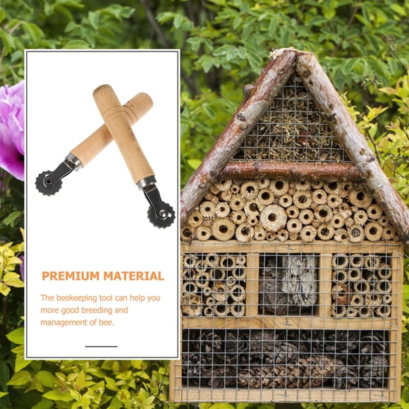 OULII 2 Pcs Équipement d'Apiculture Outils d'Apiculture Faciles à Transporter Plastique Couleur Assortie pour Débutants