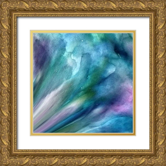 Studio Nine6 20x20 Gold Ornate Wood Framed with Double Matting Museum Art Print Titled - Seas the Day B