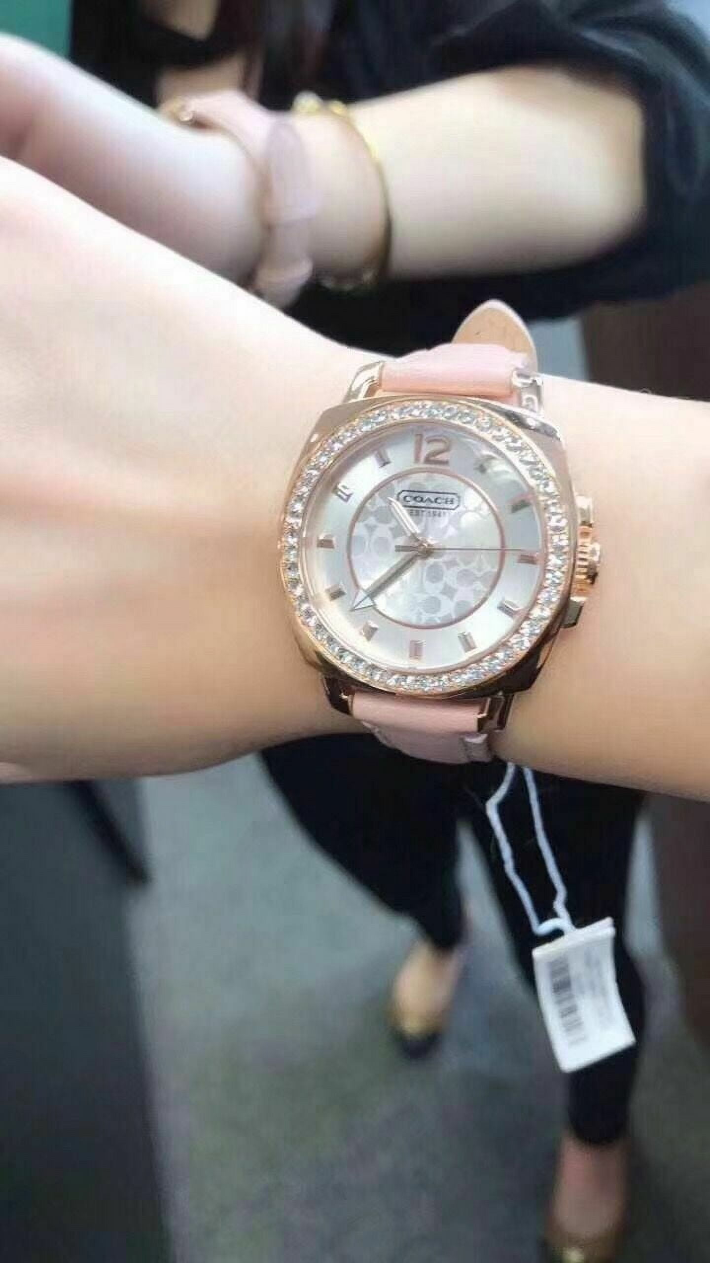 Coach 14503151 Boyfriend Rose Gold Case Pink Strap Ghana | Ubuy