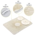 thumbnail image 4 of Yayeee Dish Drying Mat for Kitchen Counter Ultra Absorbent Easy Clean Pad 18x16", Sunshine, 4 of 7