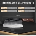 thumbnail image 4 of Cuchillos De Cocina Profesional Decarnicero Pesado De Hueso Acero Inoxidable, 4 of 4