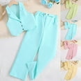 thumbnail image 4 of ZACPNCV Girls 2 Piece Outfits Sleeveless Button Down V Neck Vest with Pants Set Summer Clothes Pink 5-6 Years, 4 of 4
