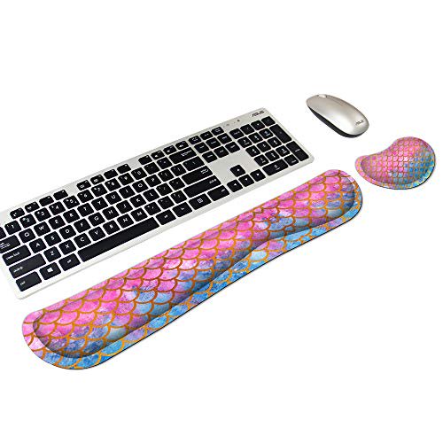 RICHEN Wrist Rests for Keyboard and Mouse Memory Foam Wrist Rest Pad