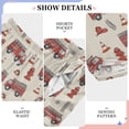 thumbnail image 6 of FORMRS Kids Pajama Pants with Pockets Size 9-10Y Boys Lounge Sleep Bottoms, Beige Fire Truck Pattern, 6 of 8