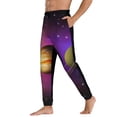 thumbnail image 3 of Kdxio Planets And Stars Pattern Joggers,Sweatpants for Men with Pockets-X-Large, 3 of 5