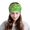 thumbnail image 6 of Pofeuu Pumpkin Leaves Print Multifunction Beanie Hat for Men Women Fashion Scarf Soft Stretch Skull Cap, 6 of 8