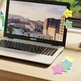 thumbnail image 3 of Star Shaped Sticky Notes for Home Office, Wide Usages 400 Sheets Self Stick Pad Cute Mix 4-Color, 3 of 5