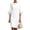 White, variant on DeHolifer Women's Dresses Crewneck Ruffle 3/4 Sleeve Mesh Elegant Solid Casual Dresses White 2XL