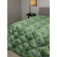thumbnail image 2 of Leaf Down Alternative Comforter, Brazilian Rainforest Foliage Nature Ivy Swirls Palm Banana Trees Leaves Art Print, Microfiber Quilt for All Season, 5 Sizes, Pale Green, by Ambesonne, 2 of 3