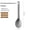 Pure titanium short-handled spoon, variant on Pure Titanium Portable Spork & Salad Spoon, Ultra-Light Titanium Alloy Utensils, Reusable Handheld Cutlery for Camping Picnic Hiking Home