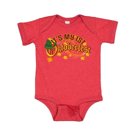 

Inktastic 1st Oktoberfest Fall German Celebration Gift Baby Boy or Baby Girl Bodysuit