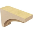 thumbnail image 5 of 3"W x 9"D x 6"H Classic Rivera Rough Cedar Woodgrain TimberThane Corbel, Primed Tan, 5 of 6