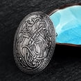 thumbnail image 3 of Broche de Símbolo de Escudo Medieval Hugo Chal Ovalado, 3 of 10