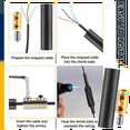 thumbnail image 2 of 15 Sets Underground Wire Splice Kit Wire Connectors Suit for Wire Under 12 Awg 60 Amp Splicing Wiring Connection Nut Kit, 2 of 5