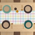 thumbnail image 4 of Linen Buffalo Check Plaid Spring Table Runner 108 Inches Long Farmhouse Spring Summer Easter Home Kitchen Dining Room Table Decorations, 4 of 5