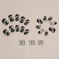 thumbnail image 3 of Fofosbeauty 24pcs Press on False Nails Tips, Square Fake Acrylic Nails, Cheese Leopard Print, 3 of 9