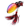 thumbnail image 3 of Almencla Leurres de Pêche Accessoires de Pêche Réalistes Leurres Durs pour Truite Saumon Perche Tête Rouge, 3 of 8