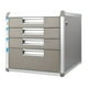 thumbnail image 5 of Archivador, caja de almacenamiento de documentos de papel A4, organizador de archivos de aleación de aluminio, archivador con cajón de escritorio para, 5 of 9