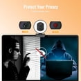 thumbnail image 4 of Angetube 4K Webcam with Light for PC, UHD 4K, TOF Auto , Dual AI Noise-Cancelling Mics, 1080p@60FPS, USB Streaming Webcam w/Privacy Cover for Laptop//Desktop/PC Work w/Zoom/Teams/Google Meet, 4 of 7