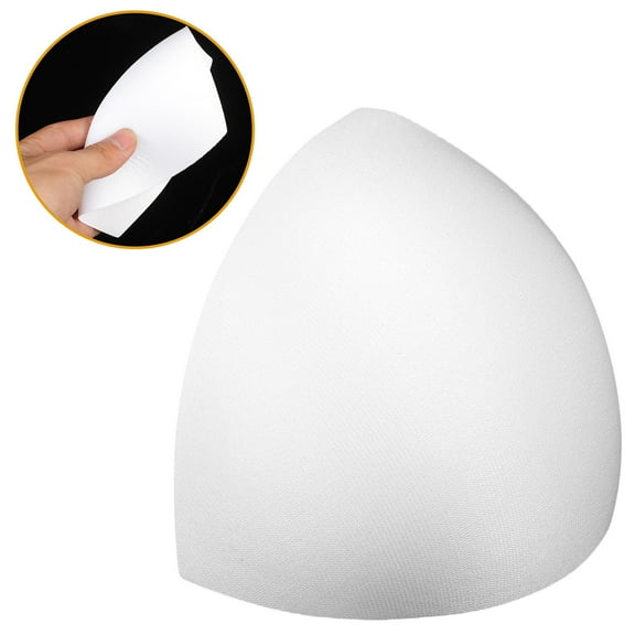FELTECHELECTR 3 Pairs Swimsuit Inserts Pads for Swimwear and Sports Wear White Sponge Push for Women