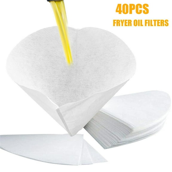 Save on Food! Maple Syrup Filter Set Fryer Oil Filter Filters Non-Woven Filter Cones Cooking Oil Filter Cones for Kitchen Restaurants Cafes Food Trucks Hotels