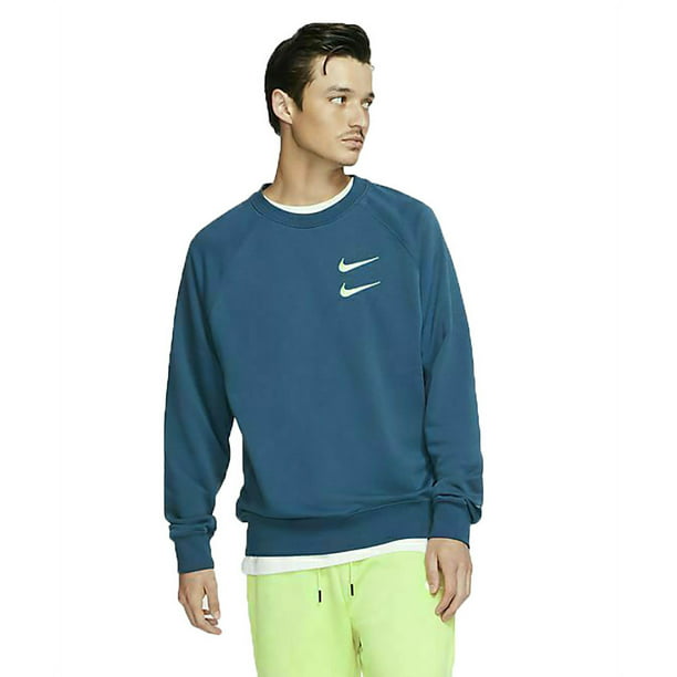Nike Men's Swoosh Sportswear French Terry Crew Sweatshirt -