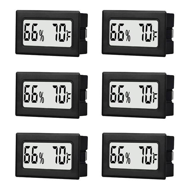 EcoNesxp Temperature and Humidity Sensor for Home Jar Pack Mini Digital Hygrometer Thermometer ℉ Room