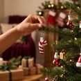 thumbnail image 5 of 2026 Christmas Home Party Decoration Santa Claus Snowman Glass Pendant Christmas Tree Decoration Scene Arrangement Christmas Celebration Party Supplies, 5 of 5