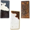 thumbnail image 6 of Urbalabs Western Cowboy Leather Long Wallets for Men Tooled Brown, 6 of 7