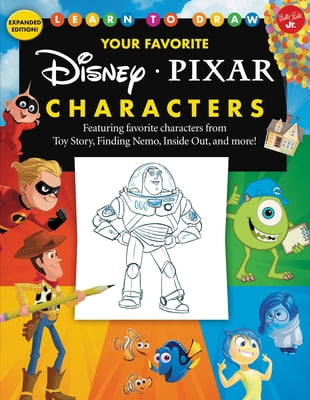 Pre-Owned Learn to Draw Your Favorite Disney/Pixar Characters: Expanded Edition! Featuring Favorite Characters from Toy Story, Finding Nemo, Inside Out, and Mor (Paperback) 1633226778 9781633226777