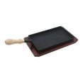 thumbnail image 2 of Plancha de hierro fundido, sartén antiadherente para asar, sartén ergonómica portátil para asar, sartén para huevos, estufas de Gas, Rvs, interiores y, 2 of 8