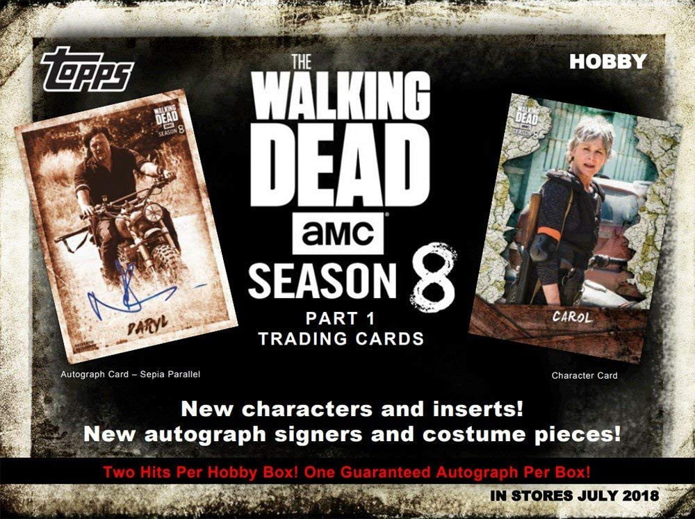 Topps AMC The Walking Dead Season 8 Part 1 Sealed Trading Card Pack New 