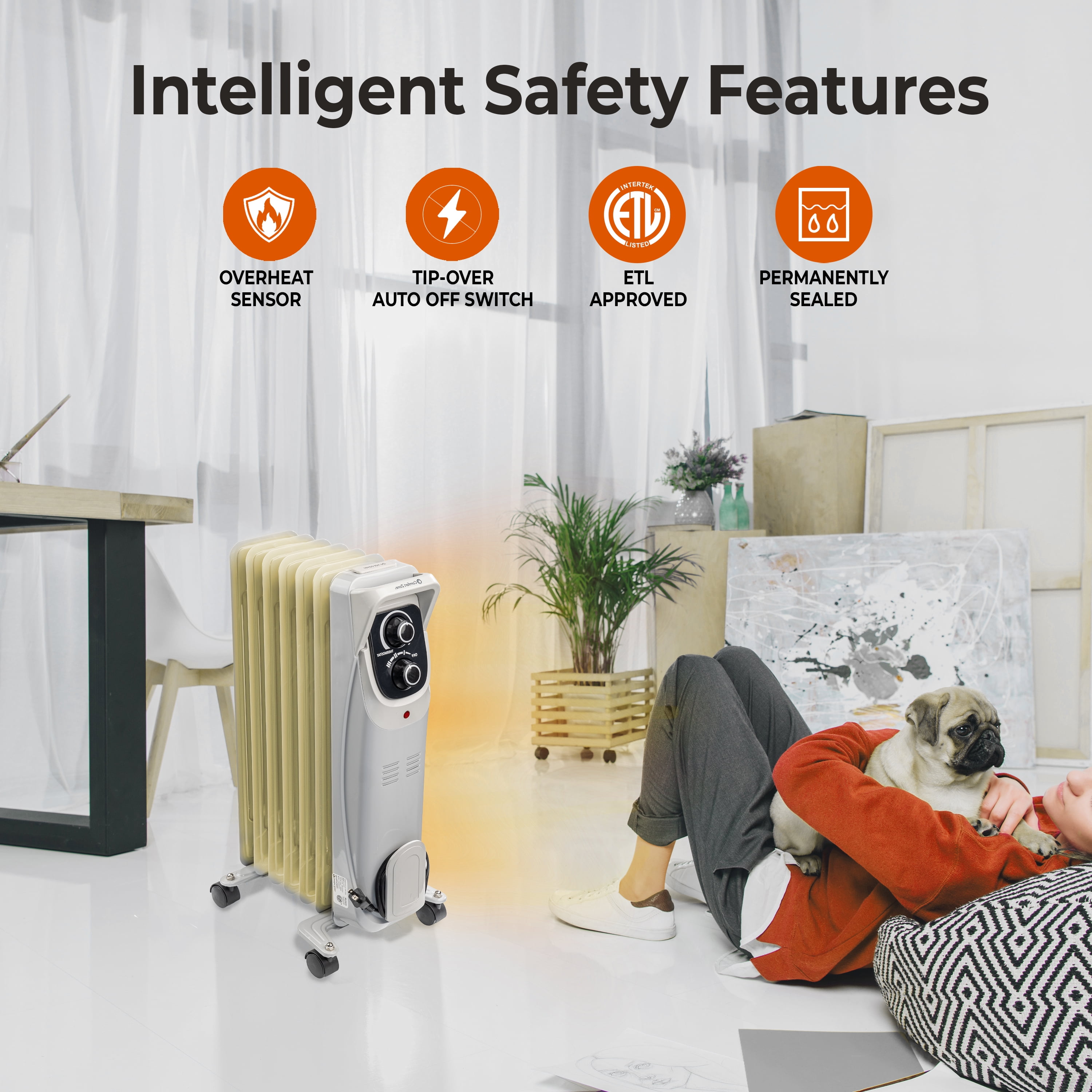 Oil Filled Radiator Heater Portable Home Depot Filled Radiant