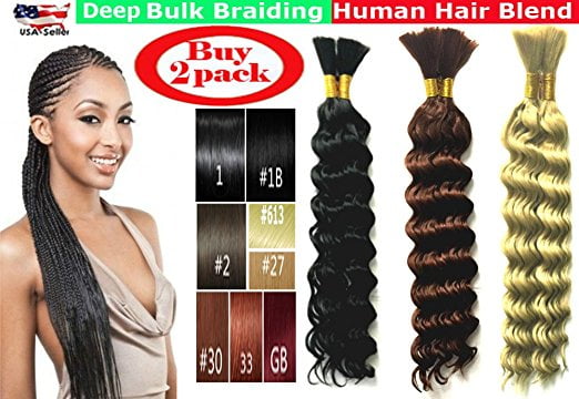 human braiding hair for micros colored