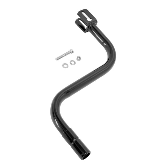 Bulldog Trailer Tongue Jack Crank 015181 Use With Sidewind Jack; 13-12 Inch Radius; Vertical Clevis; Black