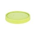 thumbnail image 5 of Bio Tek Round Eco Green Paper Soup Container Lid - Fits 12 oz - 200 count box, 5 of 8