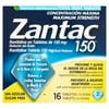Zantac Maximum Strength Cool Mint Ranitidine Tablets, 150 mg, 16 count