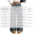 thumbnail image 2 of CYRBOKO Girls Cargo Pants Size 14-16 with Pockets, Loose Fit Casual Elastic Waist Outdoor Wide Leg Pants Green, 2 of 5