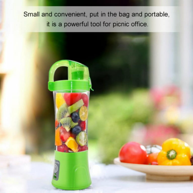 Mini Portable Blender,Smoothies Personal Blender Mini Shakes Juicer Cup Usb  Rechargeable, Green 
