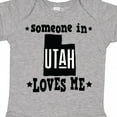 thumbnail image 4 of Inktastic Someone in Utah Loves Me Vacation Boys or Girls Baby Bodysuit, 4 of 5