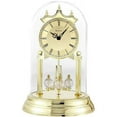 thumbnail image 2 of Bulova 6" x 6" Gold Analog U-Shape Mantel Clock, B8818, 2 of 2