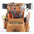 thumbnail image 5 of Graintex PL36S 10 Pocket Nail & Tool Pouch with Embossed Leather Belt, 5 of 8
