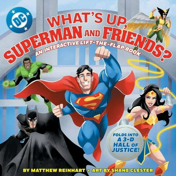 Pop Magic What's Up, Superman and Friends?: An Interactive Lift-The-Flap Book, (Board Book)
