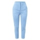 thumbnail image 3 of WILLBEST Pantalones Casuales de Mujer, Pantalones de Trabajo Cortos de Cintura Alta, Pantalones Con Cremallera, Pantalones Casuales Holgados, Cintura Elástica, Pierna Ancha, Moda Con Bolsillo, 3 of 4