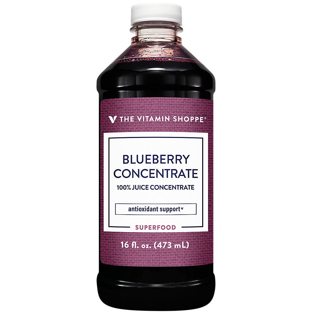 The Vitamin Shoppe Blueberry Concentrate, 100 Juice Concentrate