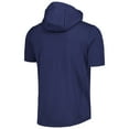 thumbnail image 3 of Men's Levelwear Navy Atlanta Braves Recruit Full-Zip Short Sleeve Hoodie, 3 of 3