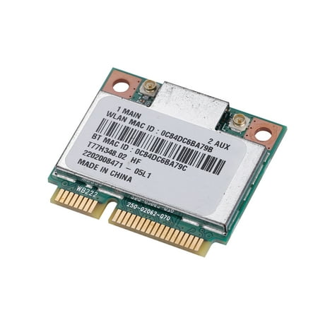Mgaxyff Wireless Card,Dual Band 2.4G/5Ghz AR5B22 Network 300Mbps Bluetooth 4.0 WIFI Mini PCI-E Wireless Card, Network Card